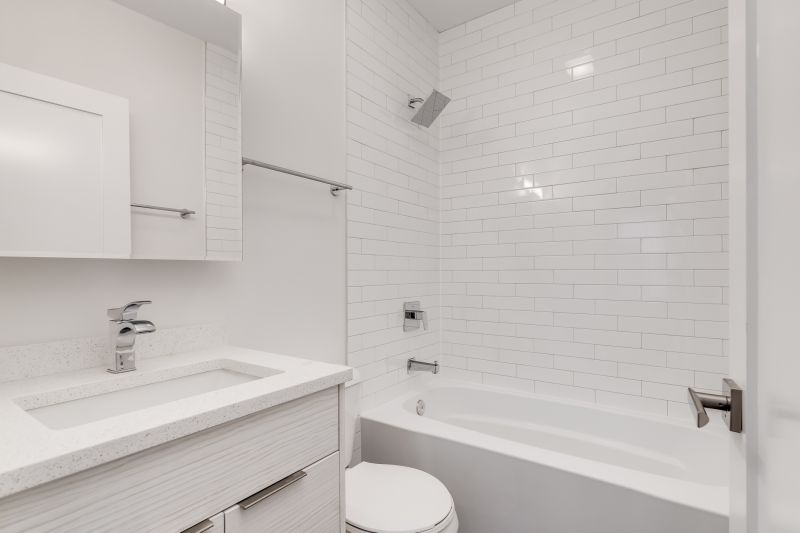 Renovated Bathroom with New Bathtub